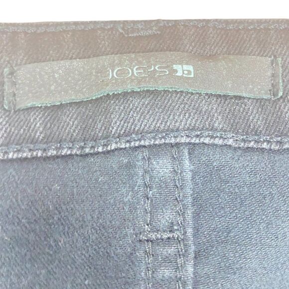 JOE'S JEANS Womens Black Destroyed High Rise Skinny Leg Stretch Jeans US 24 - Picture 9 of 11